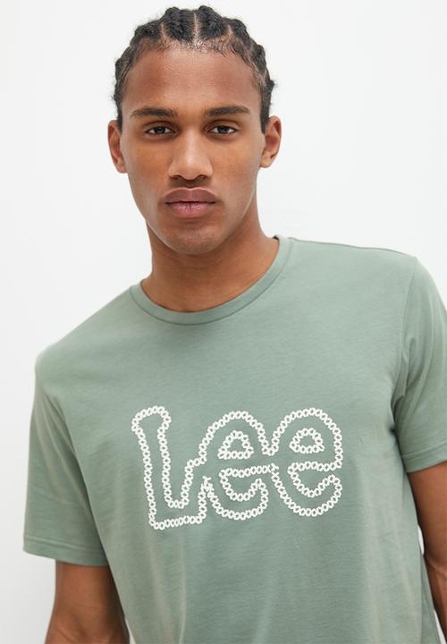 Lee  - X puff print t - laurel