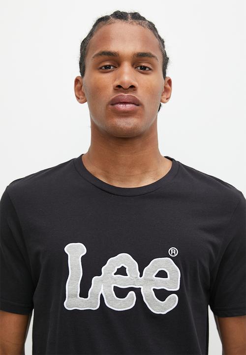 Lee  - Applique t - black