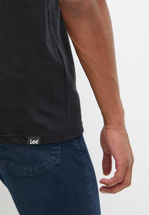 Lee  - Applique t - black