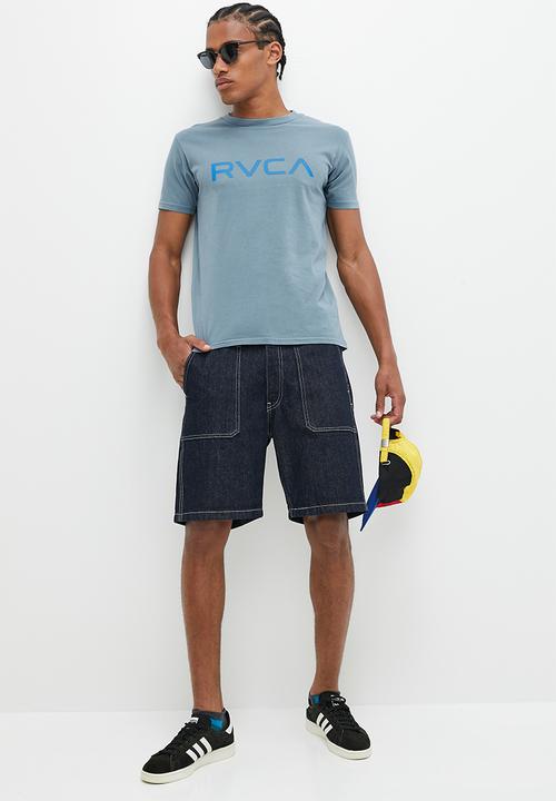 RVCA - Big RVCA Short Sleeve - Industrial blue 