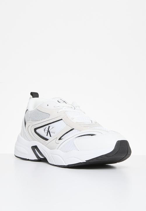 Calvin Klein - Retro tennis su-mesh- Bright White/Black