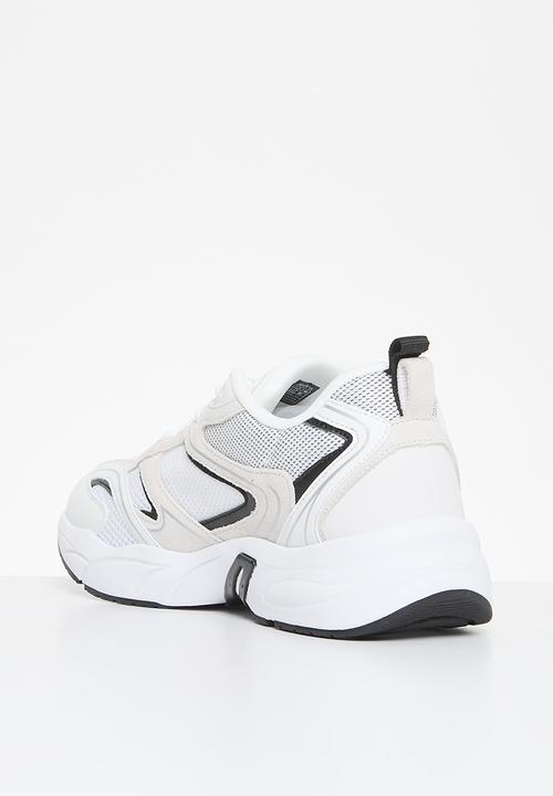 Calvin Klein - Retro tennis su-mesh- Bright White/Black