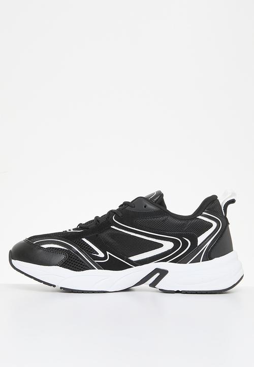 Calvin Klein - Retro tennis su-mesh - Black/White