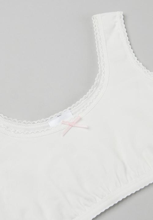 Pop Candy - Girls bra - white