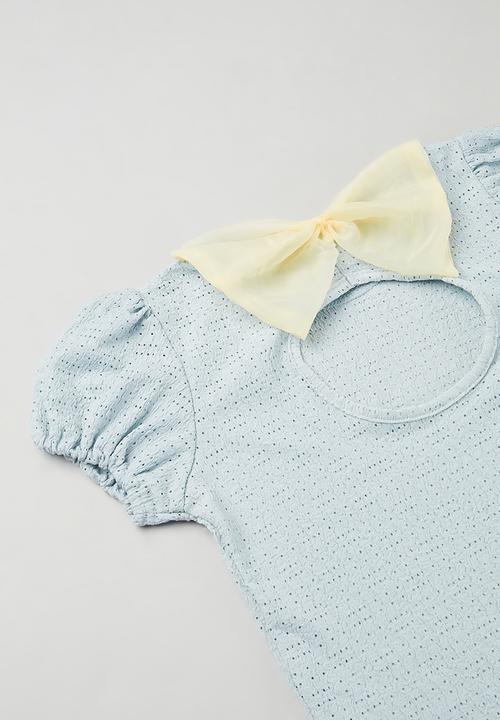 Pop Candy - Bow décor top & pants set - multi