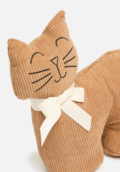 H&S - Cat doorstop - brown
