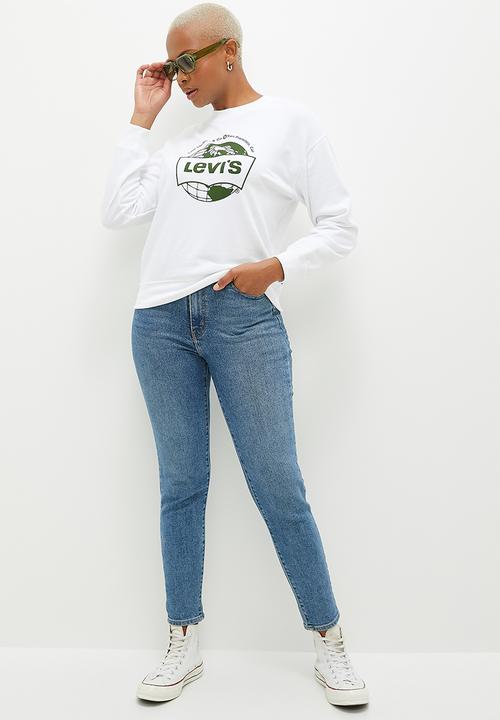 Levi’s® - GRAPHIC STANDARD CREW SSNL BW - GLOBE CREW