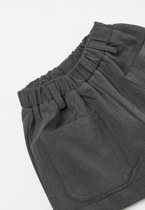 Pop Candy - Elasticated shorts - dark grey