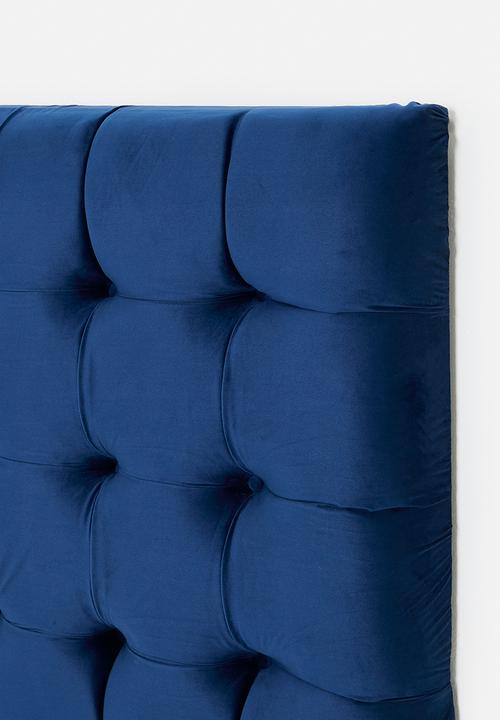 Sixth Floor - Verona velvet headboard - blue
