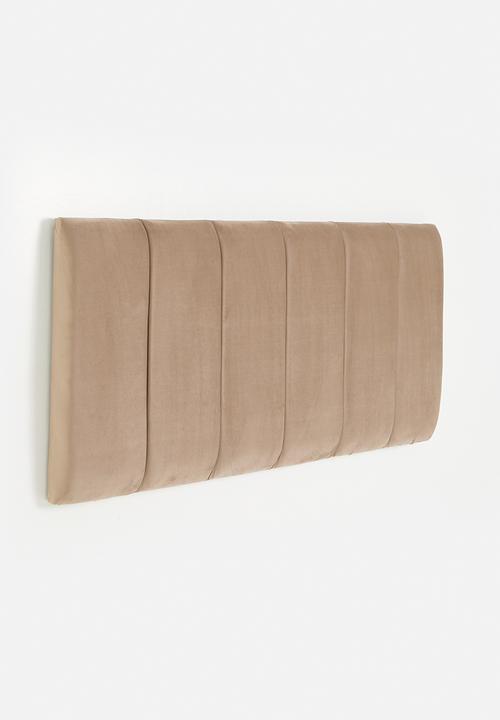 Sixth Floor - Helsinki velvet headboard - neutral