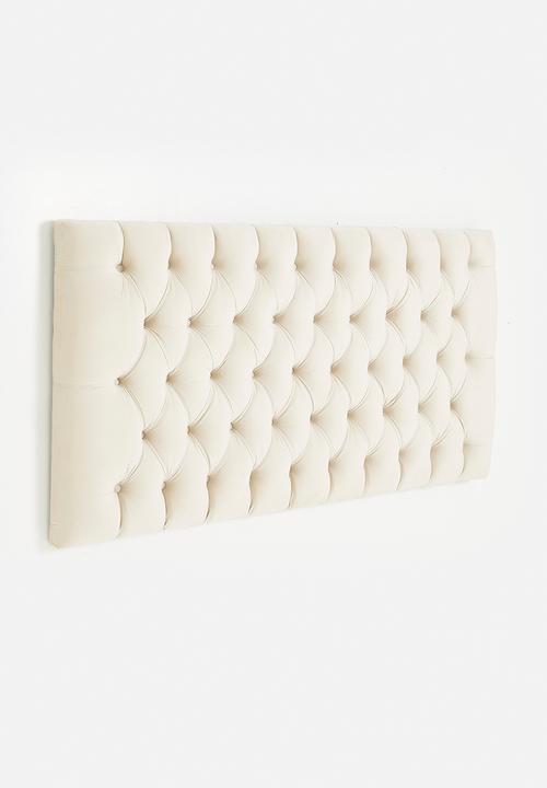 Sixth Floor - Florence velvet headboard - neutral
