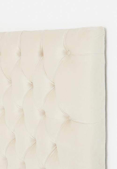 Sixth Floor - Florence velvet headboard - neutral