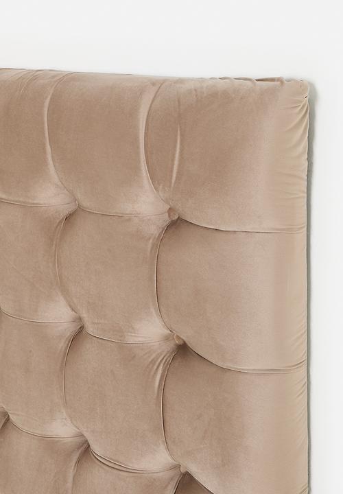 Sixth Floor - Verona velvet headboard - neutrals