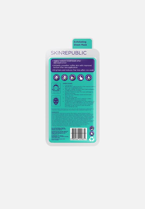 Skin Republic - Glycolic Acid Oxygenating Face Sheet Mask