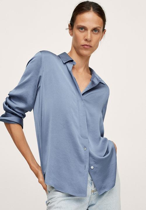 MANGO - Shirt ideale - blue