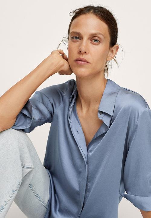 MANGO - Shirt ideale - blue