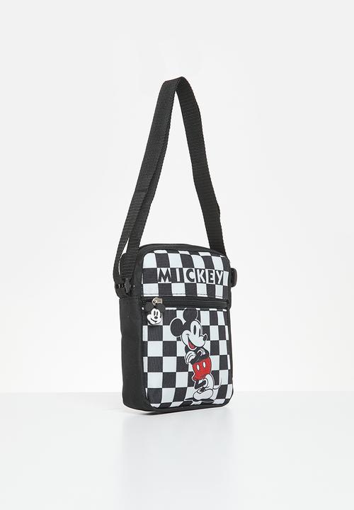 Pop Candy - Mickey Mouse 'Checker' Crossbody - black & white