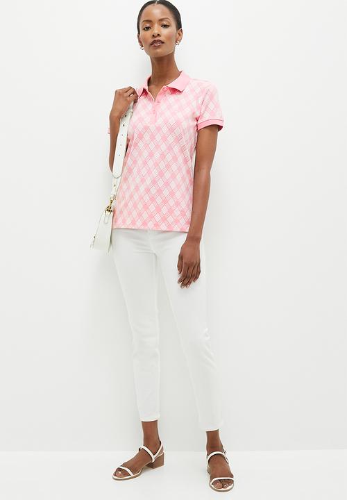 Pringle of Scotland - Pringle ruby golfer - pink 