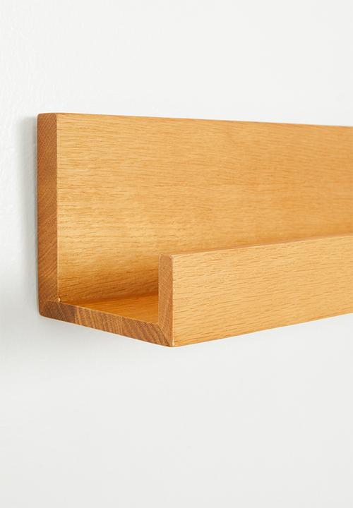 Sixth Floor - Nimbus lip floating shelf - oak