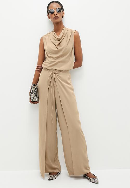 edit - Co-ord pareo wide leg - sand