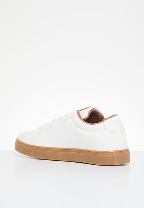POLO - Gum Pin Punch Sneaker - White