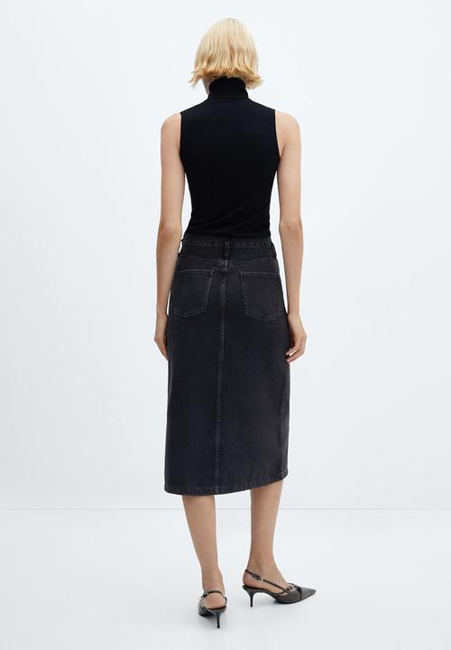 MANGO - Skirt Soleil - open Grey