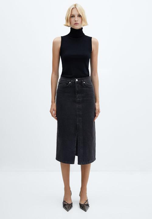 MANGO - Skirt Soleil - open Grey