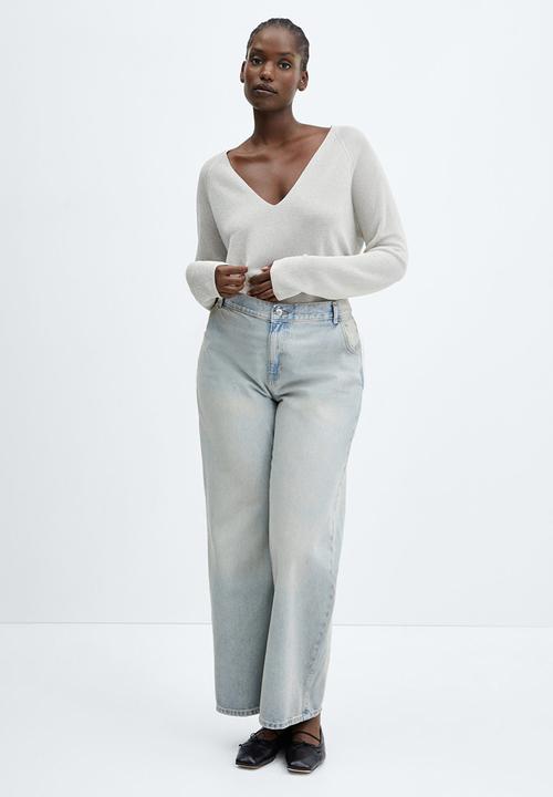 MANGO - Plus Sweater Kling - Silver