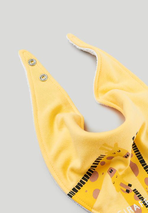 Pop Candy - Baby 3 pack bibs - yellow multi