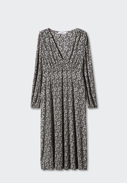 MANGO - Plus Dress Mar - Black