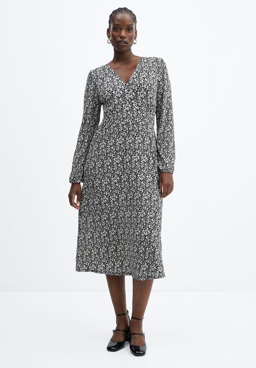 MANGO - Plus Dress Mar - Black