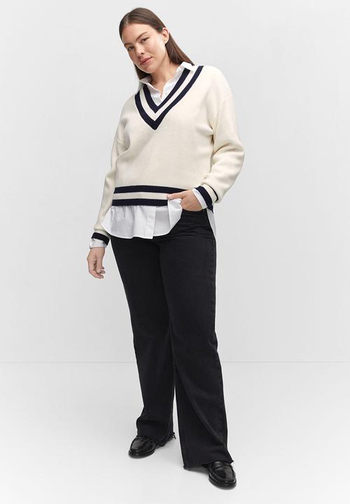 MANGO - Plus Sweater League - Light Beige