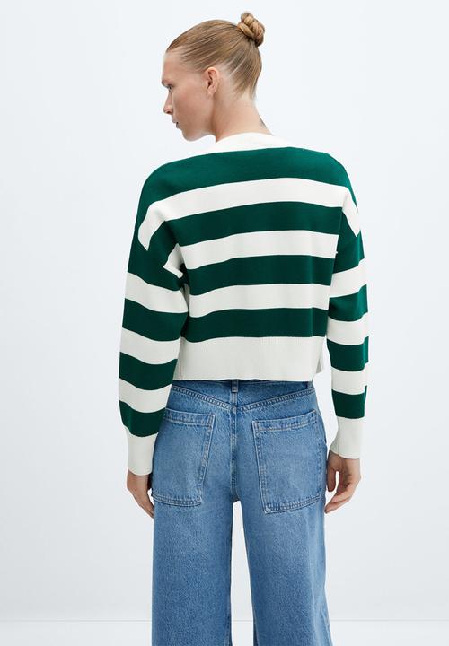 MANGO - Cardigan Atram - Green