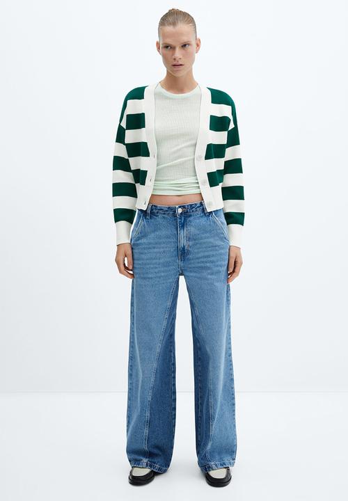 MANGO - Cardigan Atram - Green