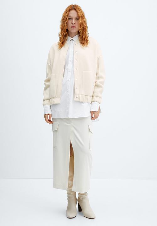 MANGO - Coat Grandes - Light Beige