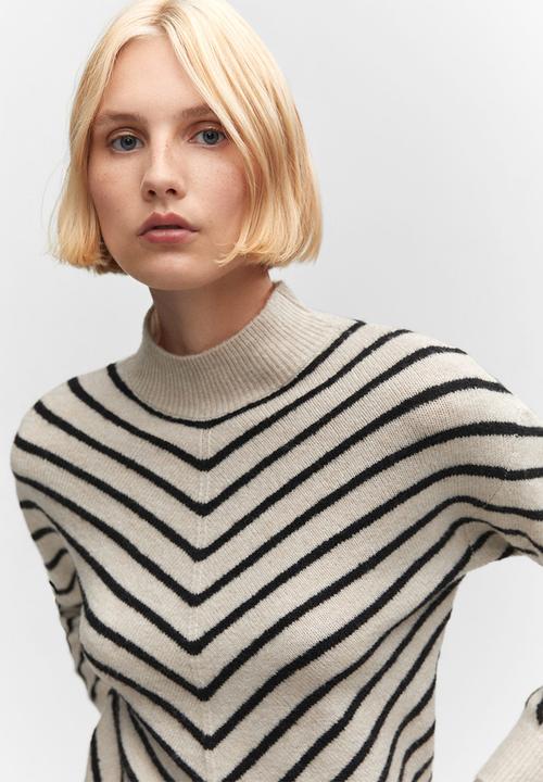 MANGO - Sweater Diego - Light Pastel Grey
