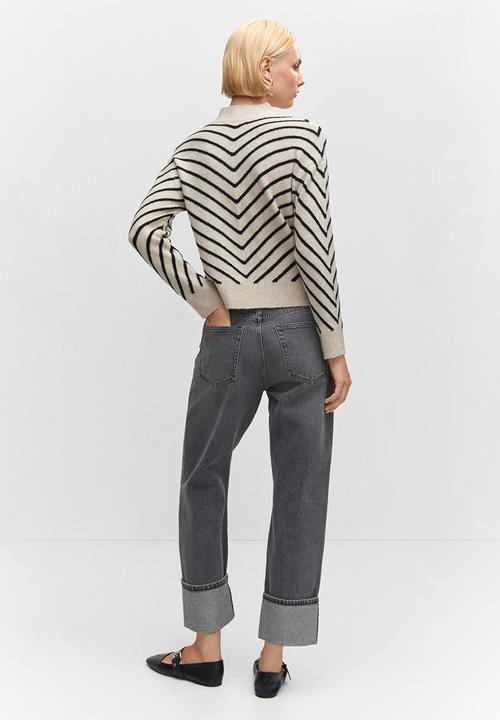 MANGO - Sweater Diego - Light Pastel Grey