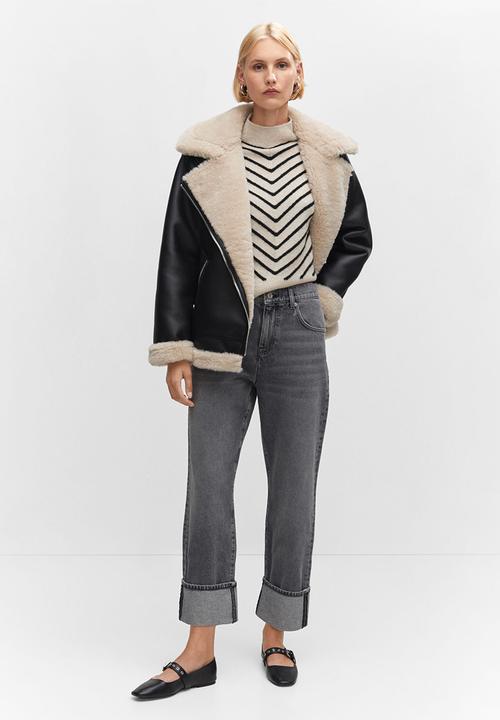 MANGO - Sweater Diego - Light Pastel Grey
