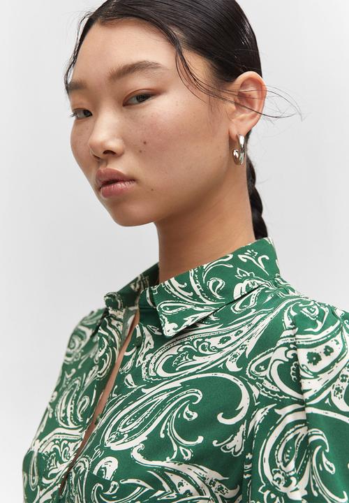MANGO - Dress Apple5 - Green