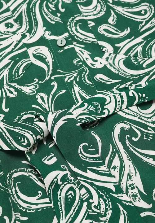 MANGO - Dress Apple5 - Green