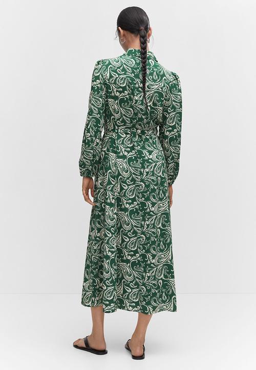 MANGO - Dress Apple5 - Green