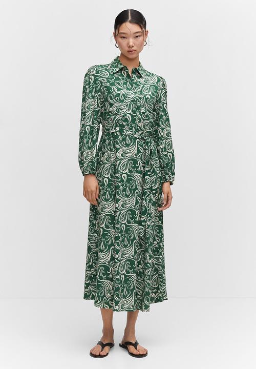 MANGO - Dress Apple5 - Green
