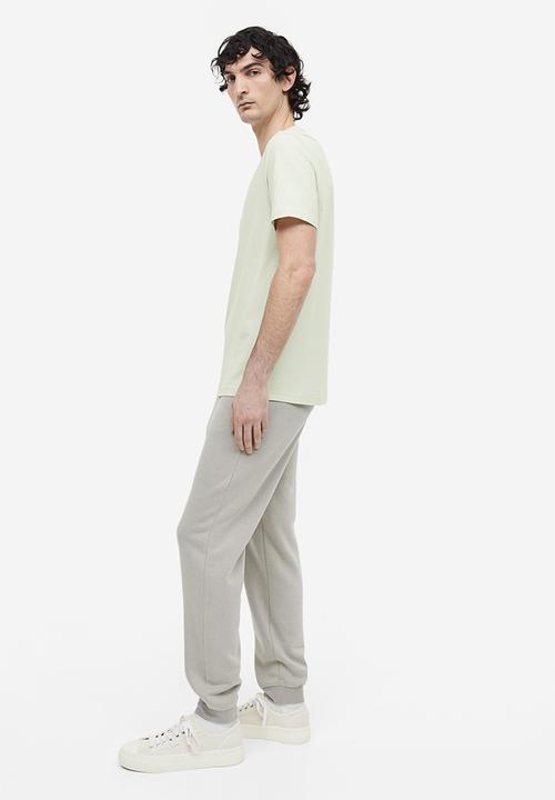H&M - Slim fit round-necked t-shirt - green