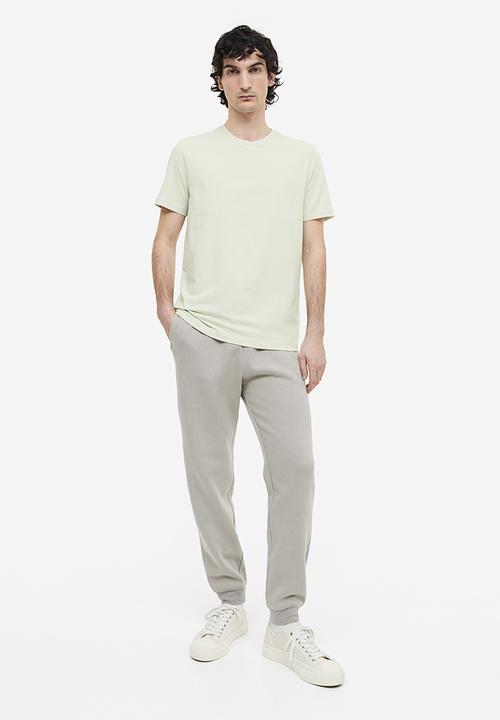 H&M - Slim fit round-necked t-shirt - green
