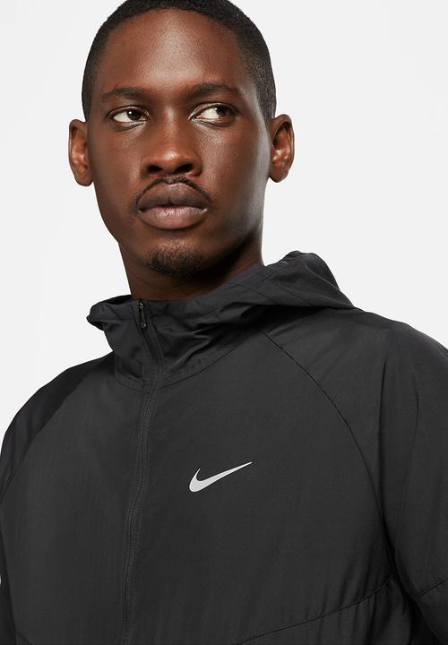 Nike - Miler repel running jacket - black/reflective silver