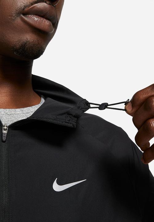 Nike - Miler repel running jacket - black/reflective silver