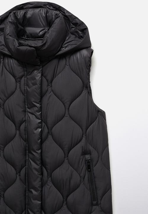 MANGO - Waistcoat Borrasca - Black