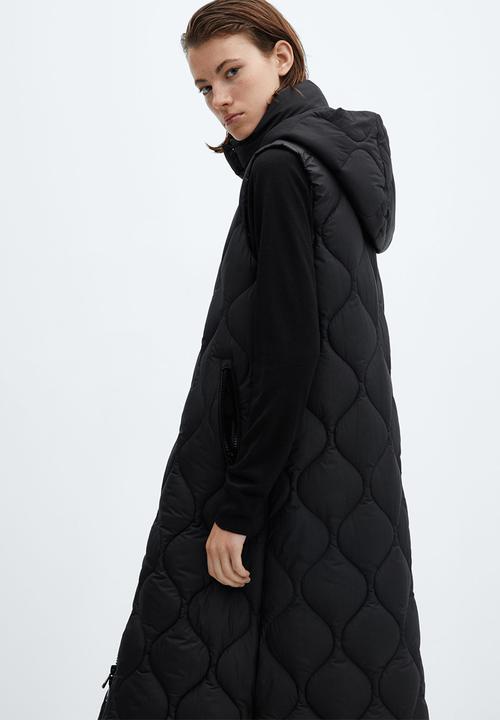 MANGO - Waistcoat Borrasca - Black