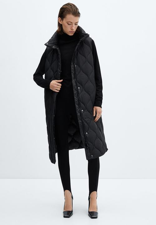 MANGO - Waistcoat Borrasca - Black