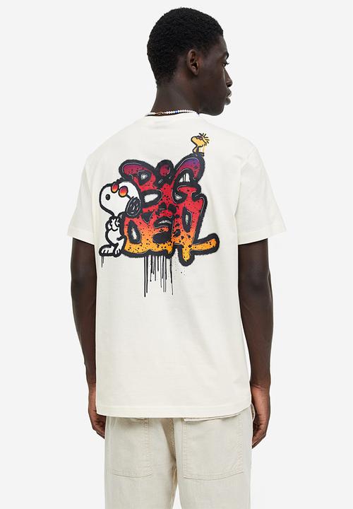 H&M - Regular fit T-shirt - cream 